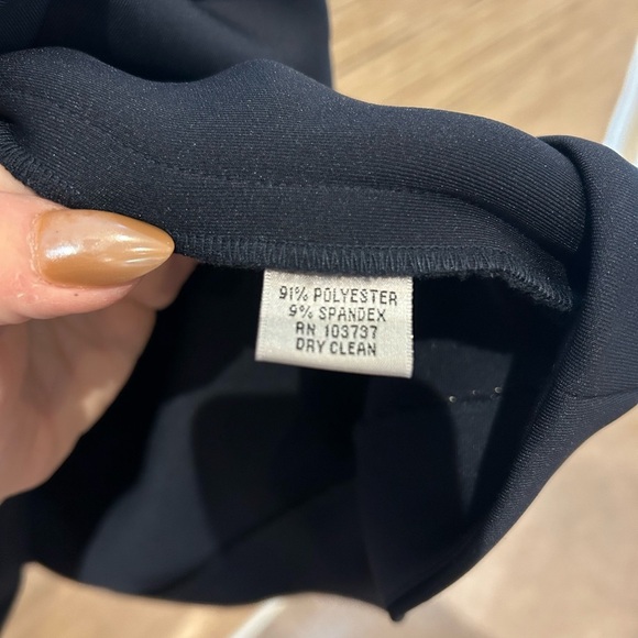 Anthropologie Ali Ro Navy Fit and Flare Pleated Dress Size 6 Ravine Flared Dress - Picture 7 of 9